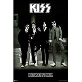 Kiss Dressed To Kill Poster Album Cover Heavy Metal Vintage Music Band Posters Cool Wall Art Print 12x18