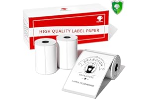 Phomemo Labels M110-300 PCS Sticker Labels for M110/M220/M260/M221/M250 Label Printer,1.97"x3.15" (50mm x 80mm), 100 Labels/R