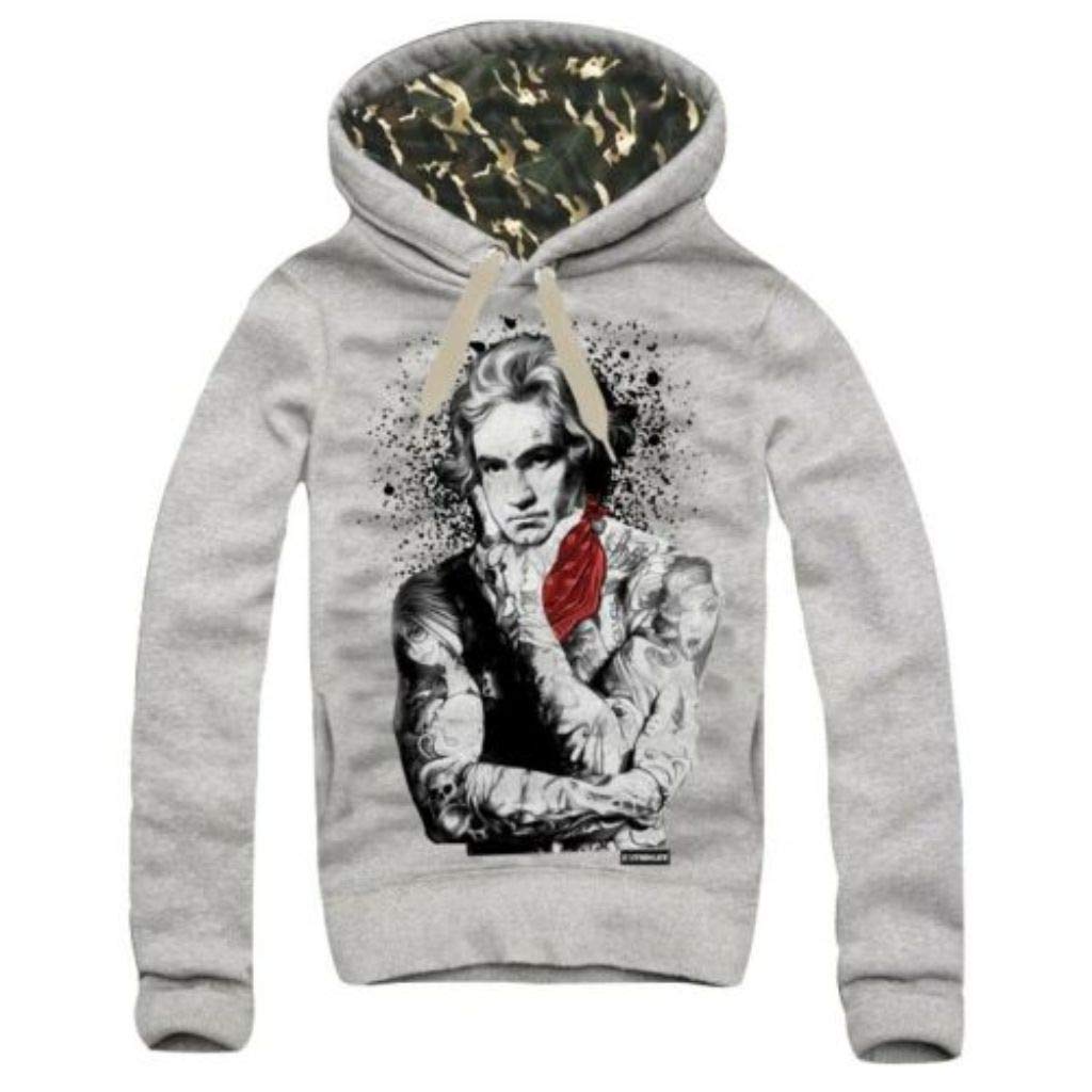 Hoodie Ludwig Van Beethoven Ink MASCHINE Banksy Mozart KAWS DJ