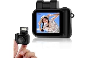 Keychain Camera, 1080P 2MP Keychain, World Smallest and Thumb Sized, Micro Video Camera Camcorder with 100 Mins Battery Life,