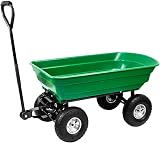 KOMODO Garden Dump Trolley Heavy Duty Tip Truck All-Terrain Wheelbarrow view 1