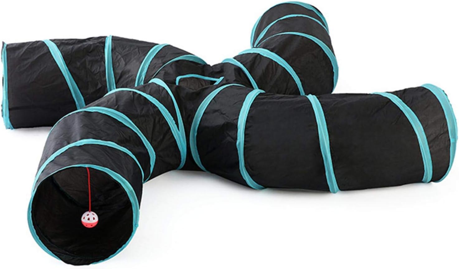 youngfate Katzentunnel 4 Wege Große Katzen Rascheltunnel Lang