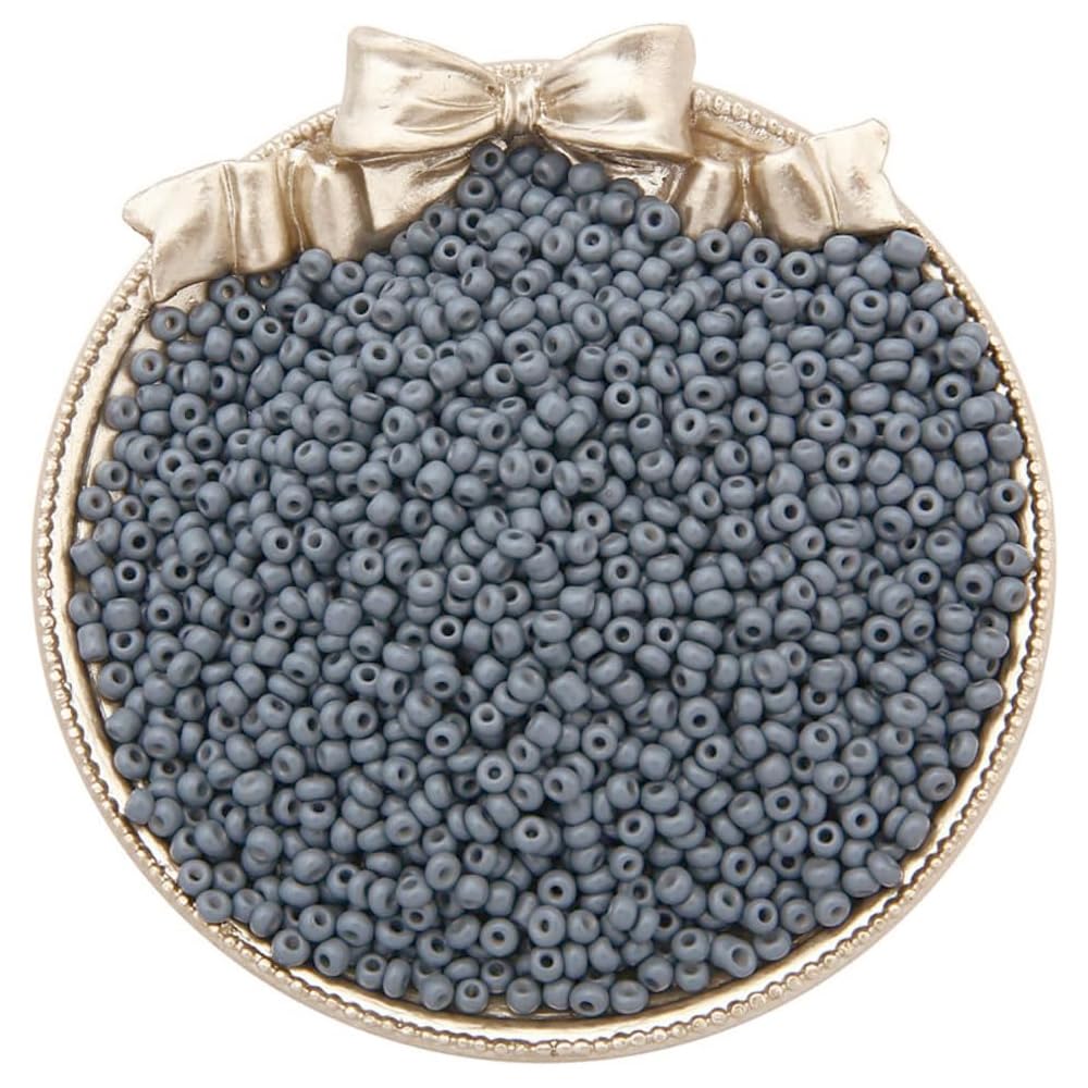 300 pieces 4 mm round glass beads, mini glass seed beads, handmade glass seed beads, scattered beads, for handmade DIY production, bracelet, necklace, beads, jewellery accessories, light grey