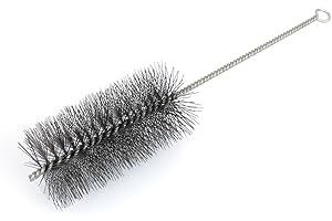 uxcell uxcellSteel Wire Pipe Tube Chimney Cleaning Brush 60mm Dia