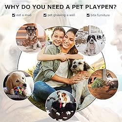 BestPet 48 Inch Dog Crates for Large Dogs Folding
