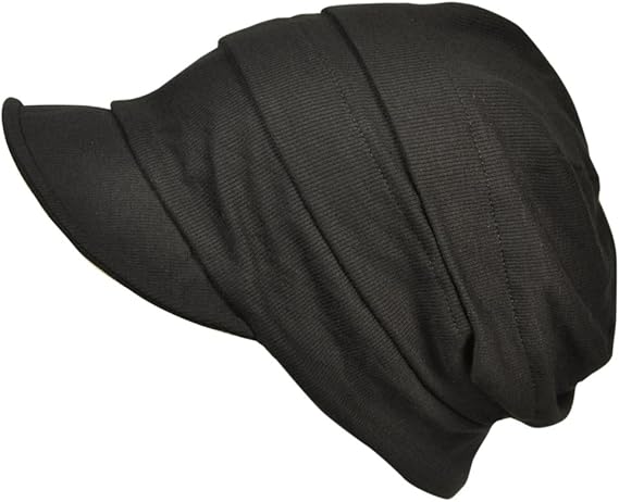 Amazon Co Jp ジロウズ Jirrouz ゆったり ソフト キャスケット オールシーズン 万能 三段タック 柔らか キャップ メンズ レディース 男女兼用 ブラック 服 ファッション小物