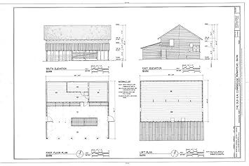 Amazon Com Blueprint Diagram South East Elevations First