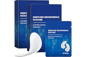 DXHBALK Novalift Microglow Eye Patches, 6 Pairs Hyaluronic Patches for Under Eyes Bags and Wrinkles, Women Face Microglow Eye Mask Deep Care Facial Wrinkle Patches for Hydration & Soothing