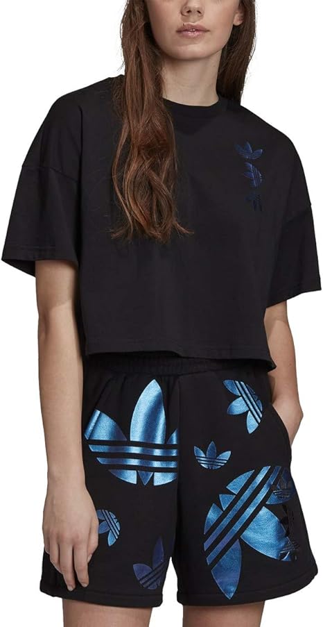 adidas trefoil shirt women's