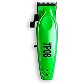 TPOB X Digital Brushless 6800rpm Metal Professional Hair Clippers for Men, XO Combination Fade/Taper Blade Cordless Rechargeable Clippers (X Clipper Green)