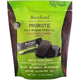 Bouchard Belgian Dark Chocolate Napolitains (72% Cacao) with Probiotics 7.2 OZ (204g)