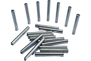 ZDingTech 20PCS 1/8 x 1 Dowel Pins,1/8 inch x 1 inch Metal Dowel pins,Shelf Pegs 1/8 inch,Bearings Alloy Steel pins Wood Bunk Bed Dowel Pins 1/8 Shelf Pins 1/8 inch Metal pins,Shelf Support Pegs.