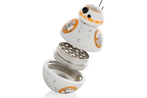 REKKLES GRINDERS Star Wars Spice Grinder, BB-8 Grinder ,Perfect Size 2", 3 Piece Spice Grinders