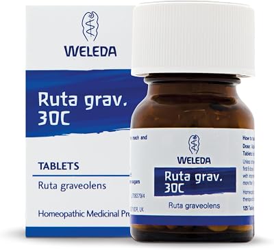Weleda Ruta Grav 30C Homeopathic Tablets 125 Vegetarian Ruta Graveolens 30C