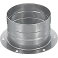 thumbnail image 2 of Metallixity 3 Inch Duct Connector Flange – Metal Straight Pipe – 2-Pack 2 of 6