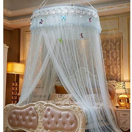 Poppap Bed Canopy Mesh Curtains Bedroom Decor Dream Tent Ceiling