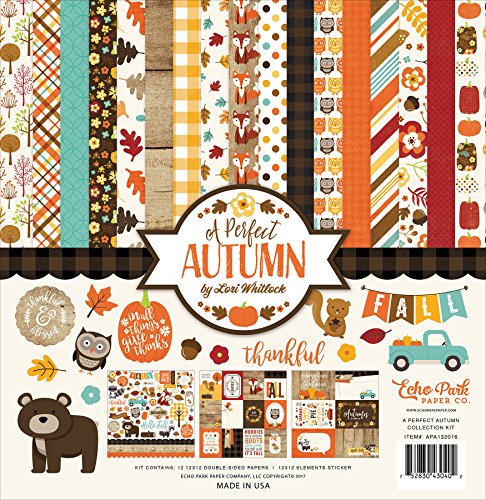 Echo Park Paper Company APA132016 a Perfect Autumn Collection Kit