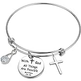 YOYONY 12 Months Birthstones Positive Inspirational Birthday Gifts Charm Bracelets.