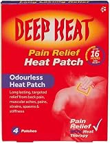 Deep Heat Pain Relief Patches 4 x 2 Pack Odourless Heat Therapy view 4