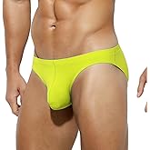 Arjen Kroos Men's Solid Briefs Underwear Pouch Triangle Panties Soft Low Rise Underpants