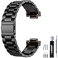 Hijiawee Bands Solid Stainless Steel Metal Strap Replacement for Casio G-shock DW-5600 GWM-5610 DWE-5600 DW-5305 DW9052 GA-110/120 GD-110