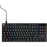 Logitech G PRO X TKL Rapid Tenkeyless Wired Gaming Keyboard with Magnetic Analog Switches, Rapid Trigger Mode, Adjustable Actuation, and Customizable RGB Lighting - Black