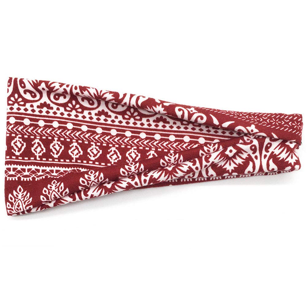 PLOVZ 6 Pack Women's Yoga Running Headbands Sports Workout Hair Bands (Set 10): Beauty