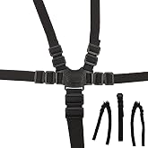 5 Point Seat Belt Safety Strap Belt for Stroller Pushchair Pram Buggy Safe Protection, Adjustable High Chair Baby Straps, Safety Strap Belt