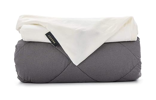 Amazon.com: LUXOME Premium Weighted Blanket with Removable Cover