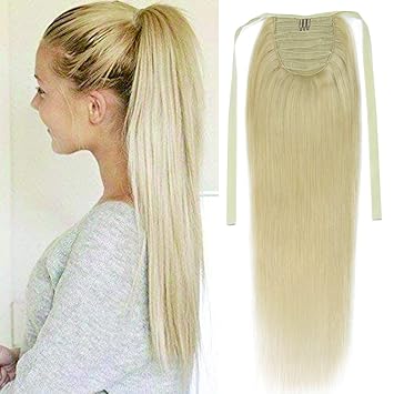 Amazon Com Sego Binding Ponytail Extension Human Hair Long