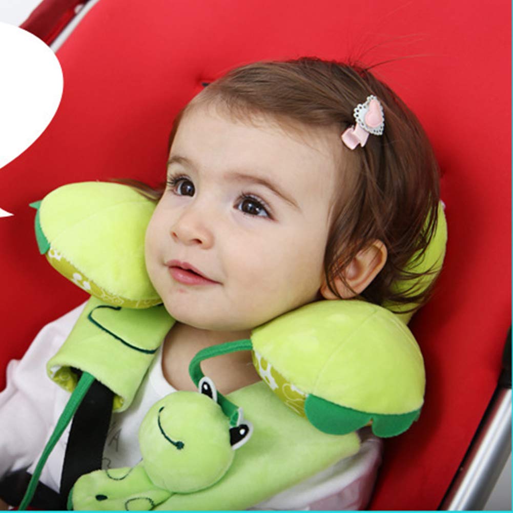 Oreiller De Voyage Pour Bebe Enfant Tete Support De Cou Oreiller Doux Pour Bebe Poussette De Siege Auto Mignon Dessin Anime U Type Oreiller Tour De Cou 2 Auto Et Moto Accessoires