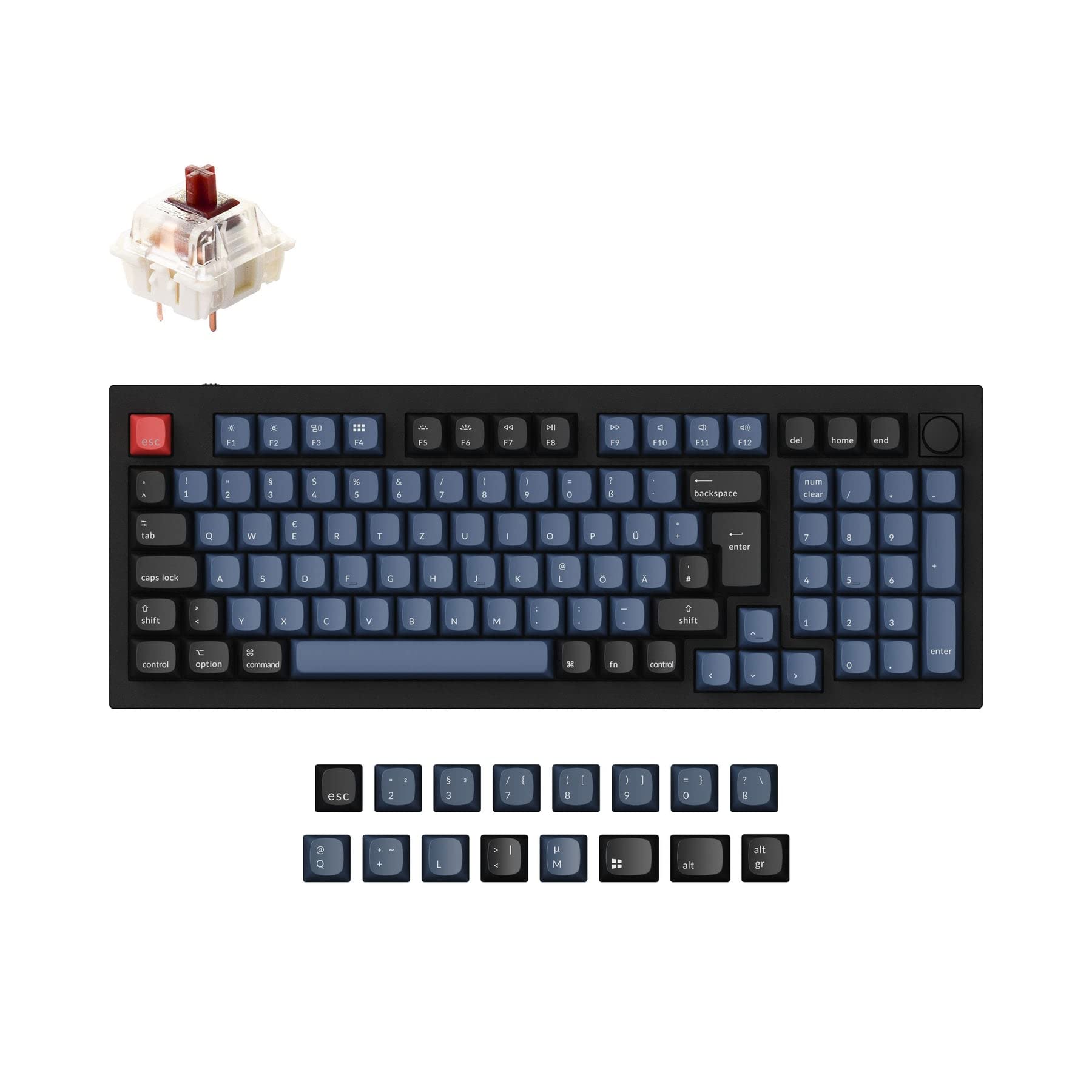 Mua Keychron Q5 Wired Custom Mechanical Keyboard Knob Version 96% ...