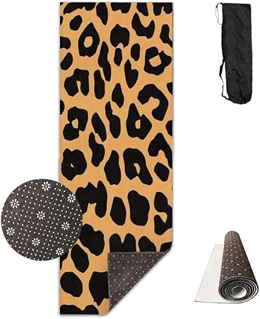 leopard yoga mat