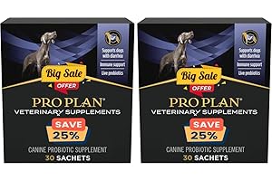 BRODRYER Forti-Flora Probiotics for Dogs Supplement - 30 Ct. Box (2 Pack)