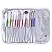 Makeup Brush Cleaner and Dryer Automatic 360 Degree Rotation with 8 Rubber Collars for All Sizes Brush, Best Christmas Gift for Women Wife Girlfriend Daughter