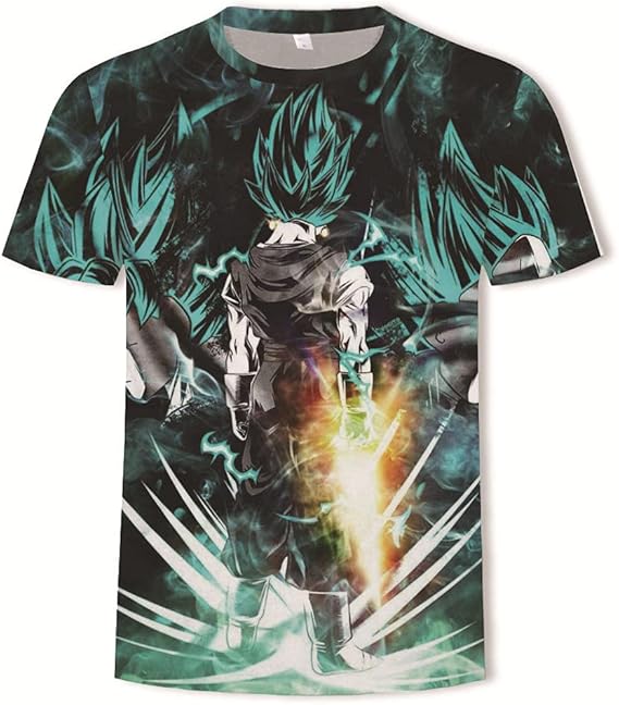 Dragonball Herren TShirt 3D Druck TShirt Anime Kurzarm Super Son Goku