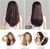 URAQT Boar Bristle Paddle Hair Brush for All Hair Types Red view 5