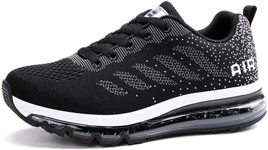 Women Trainers Lightweight Running Shoes Mens Shock Absorbing Sport Shoes Breathable Fitness Jogging Walking Sneakers Velcro