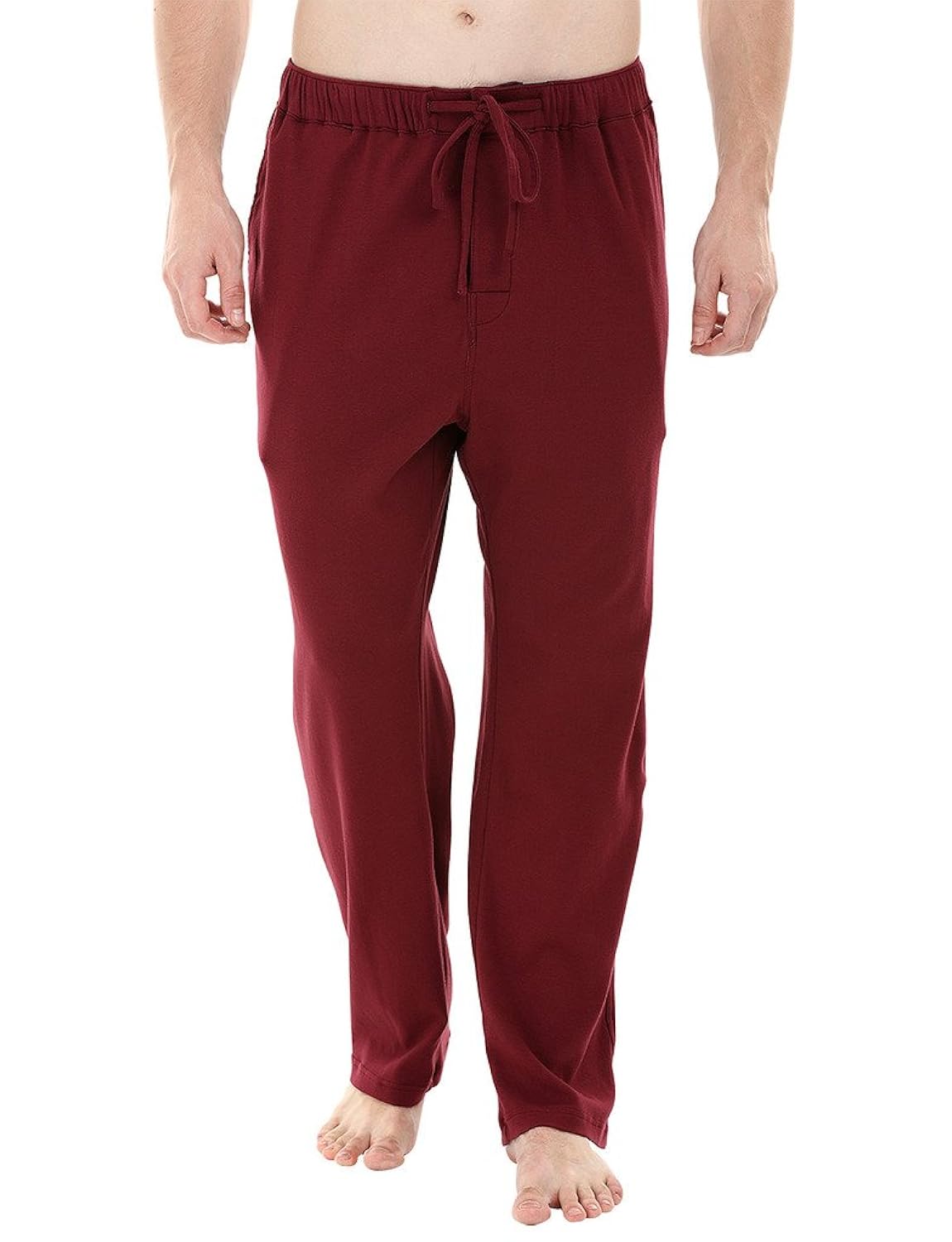 zobello wine red knit brushed pyjamas