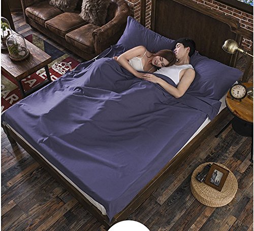 image for Eleoption Portable Silk Liner Ultra-light Large Sleeping Bag Sack Inne