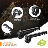AIEVE 30 Pack Gutter Brush Clips for 75/100/150mm Guttering view 3
