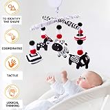 teytoy Black & White Mobile Baby Crib Toy with Wind-Up Music view 3