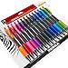 Zebra - Sarasa Retractable Gel Ink Rollerball - Fast Drying - 0.7mm - Assorted Pack of 14 Ink Colours