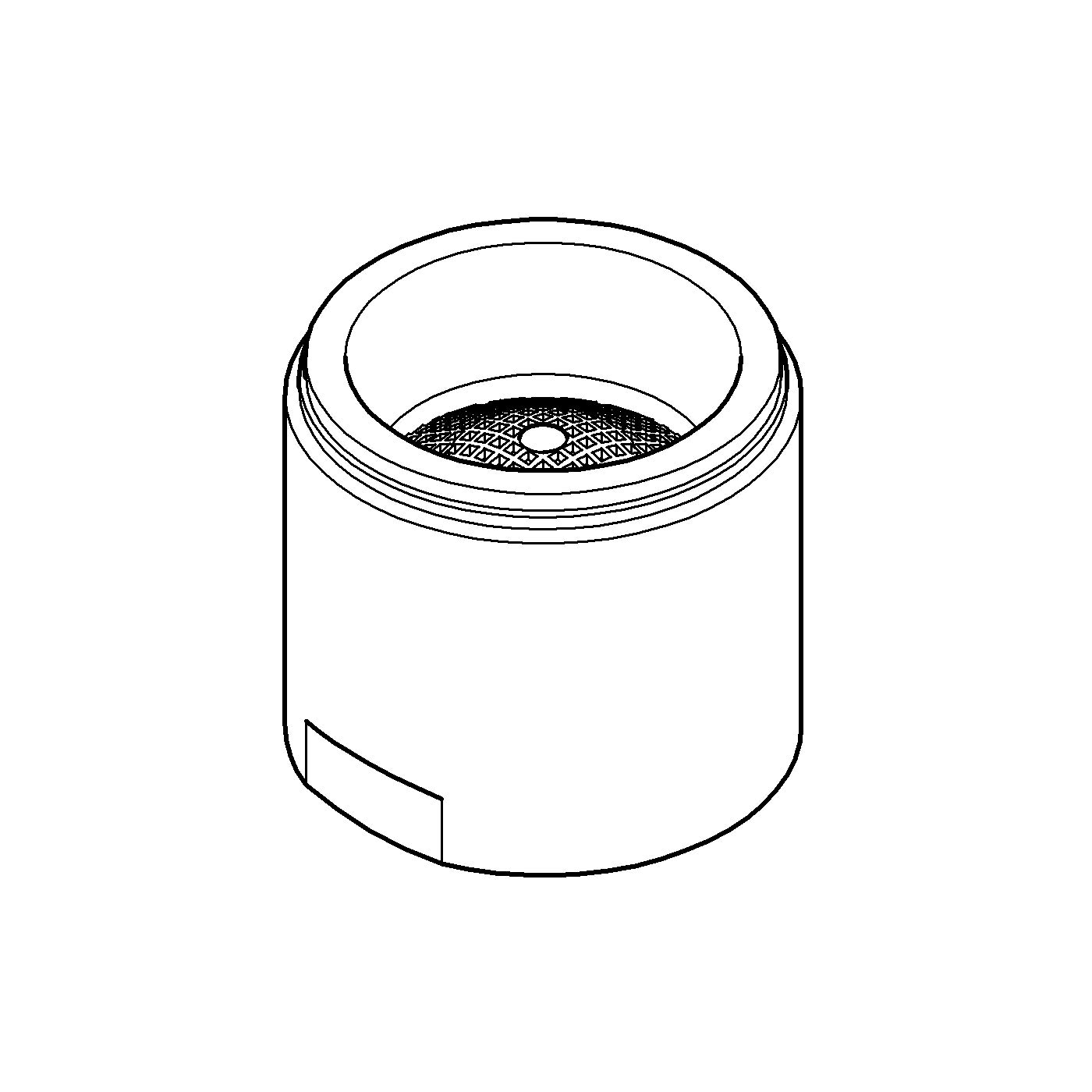 GROHE Strainer Jet RegulatorSistra M24X1 Chrome 07899000
