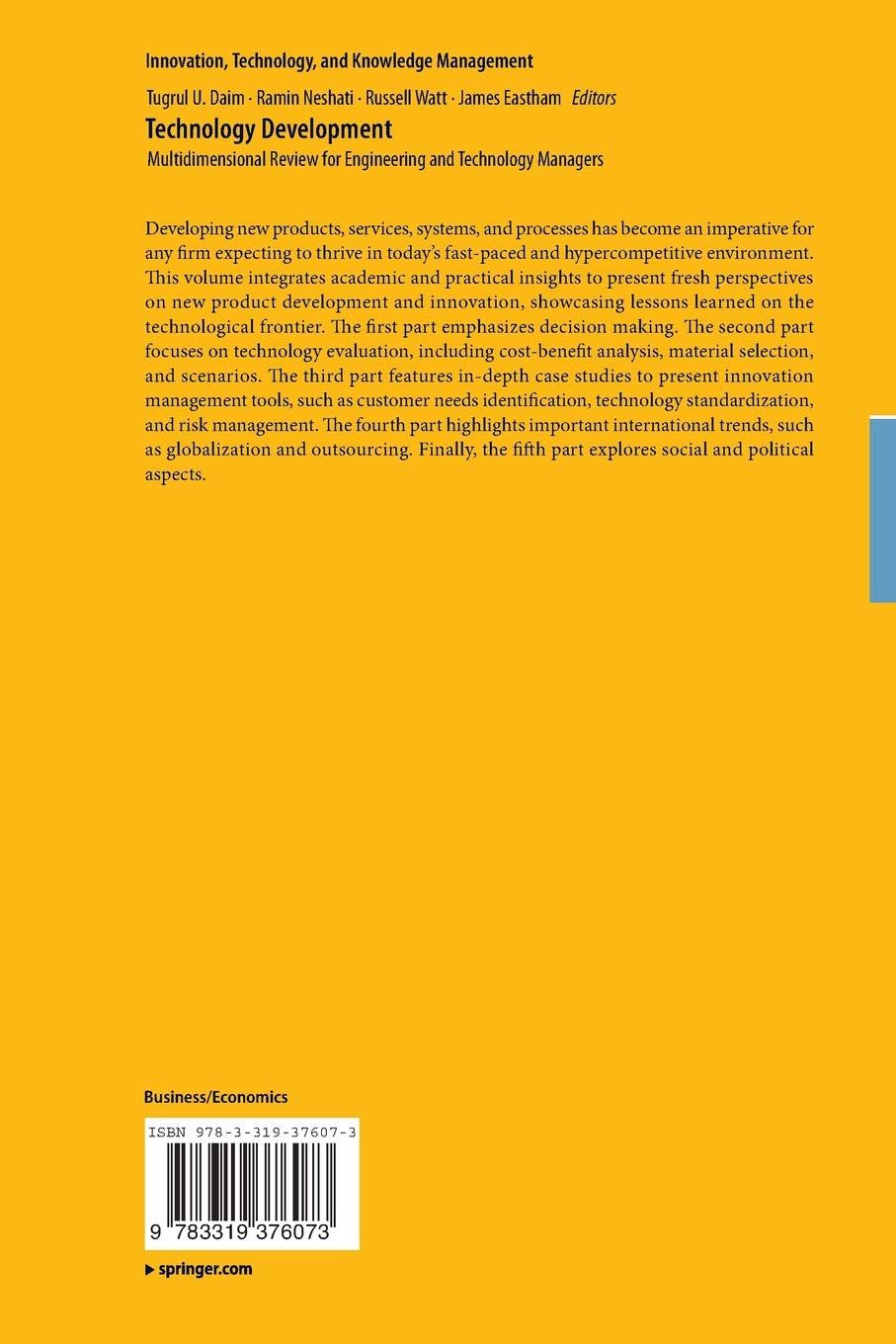 Technology Development Multidimensional Review For - 