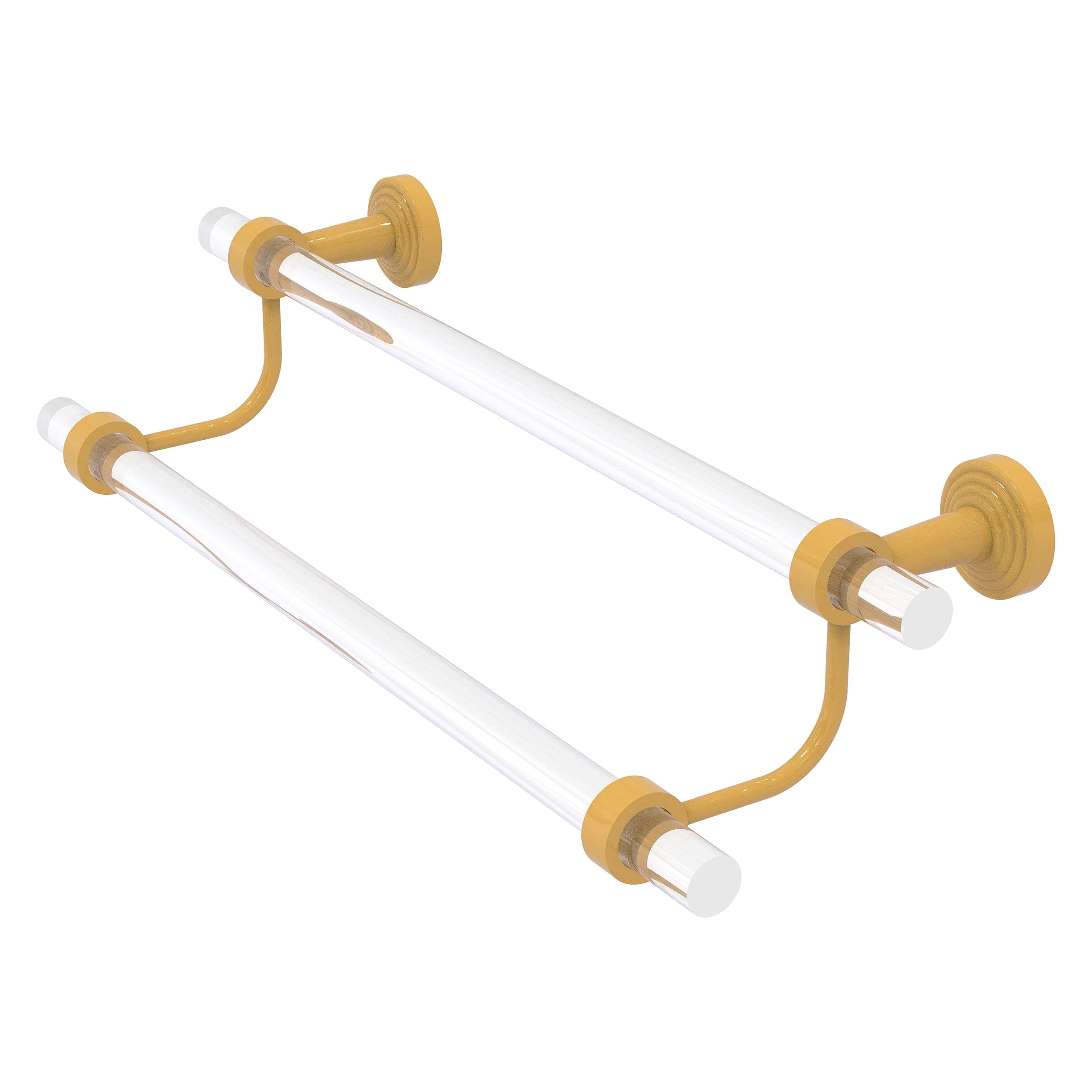 Photo 1 of Allied Brass PB-72-36-SGL Pacific Beach Collection 36 Inch Double Towel Bar, Spanish Gold