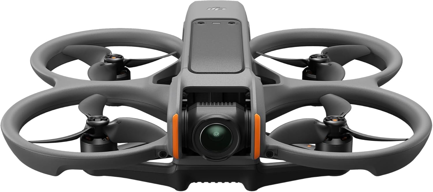 DJI Avata 2 (drone singolo), Drone FPV con fotocamera 4K, Voli immersivi, Paraeliche integrati, 360 semplificati, FOV da 155°, Compatibile con RC Motion 3, Drone con fotocamera per contenuti in POV