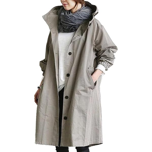 Amazon.com: Trench Coat for Women Long Oversized Windbreaker