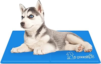 Pecute Dog Cooling Mat S 50x40cm Self Cooling Gel Pad Blue