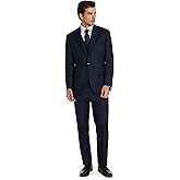 Michael Kors Men’s 3-Piece Classic Fit Regular, Big & Tall Suit Separates | Blazer, Vest & Pants | Weddings, Proms & Events